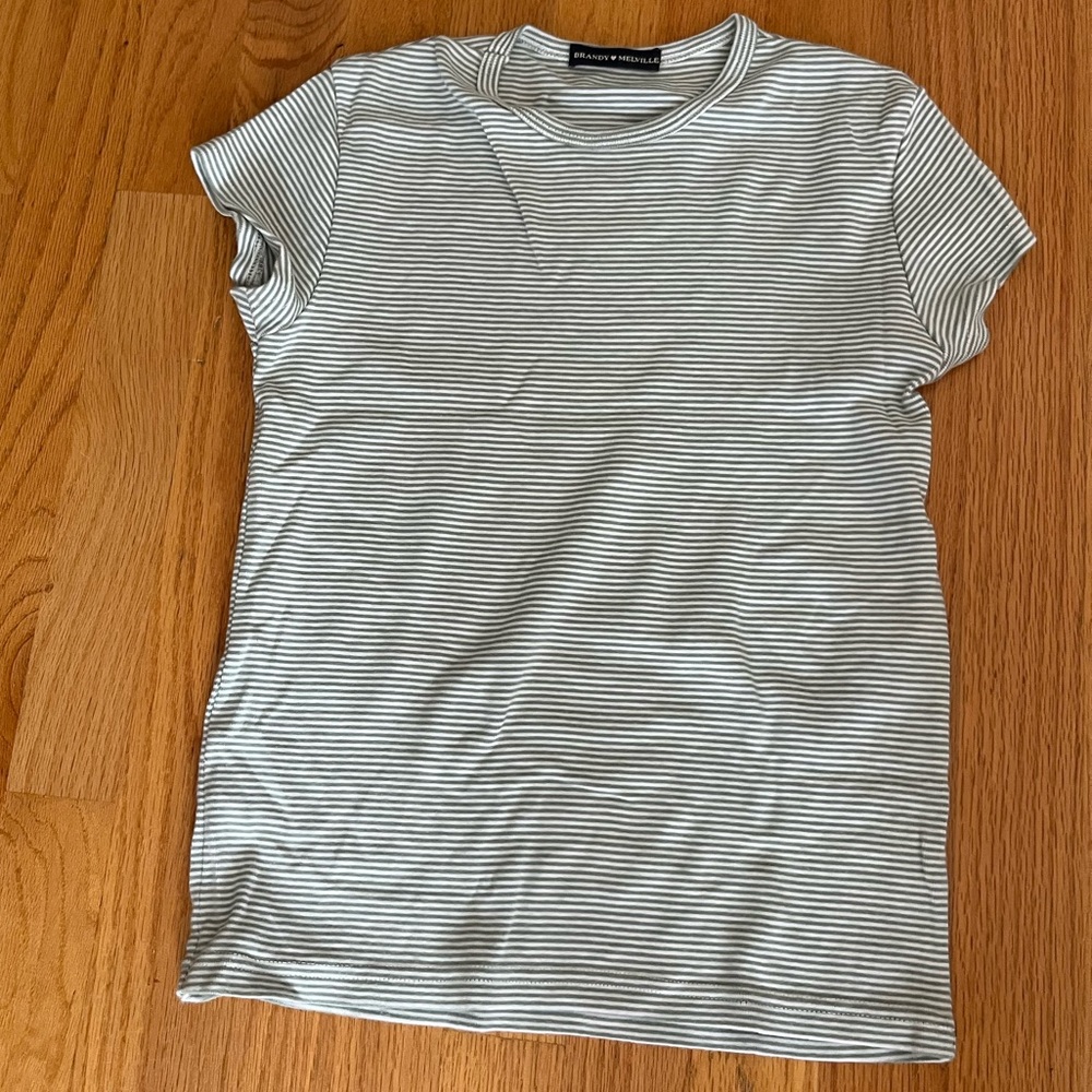 Brandy Melville Haille Striped Shirt